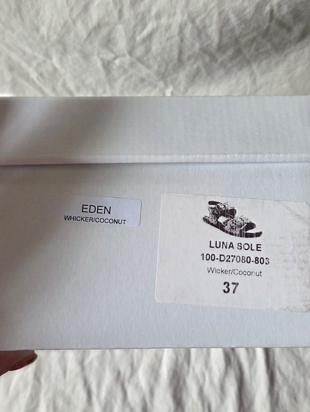 Luna Sole Eden Wicker Coconut Sandal - Never Worn - Picture 2 of 8